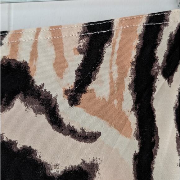 Topshop Tiger Animal Print Maxi Bias Satin High Rise A-line Skirt in Multi, sz 4 - Picture 8 of 8